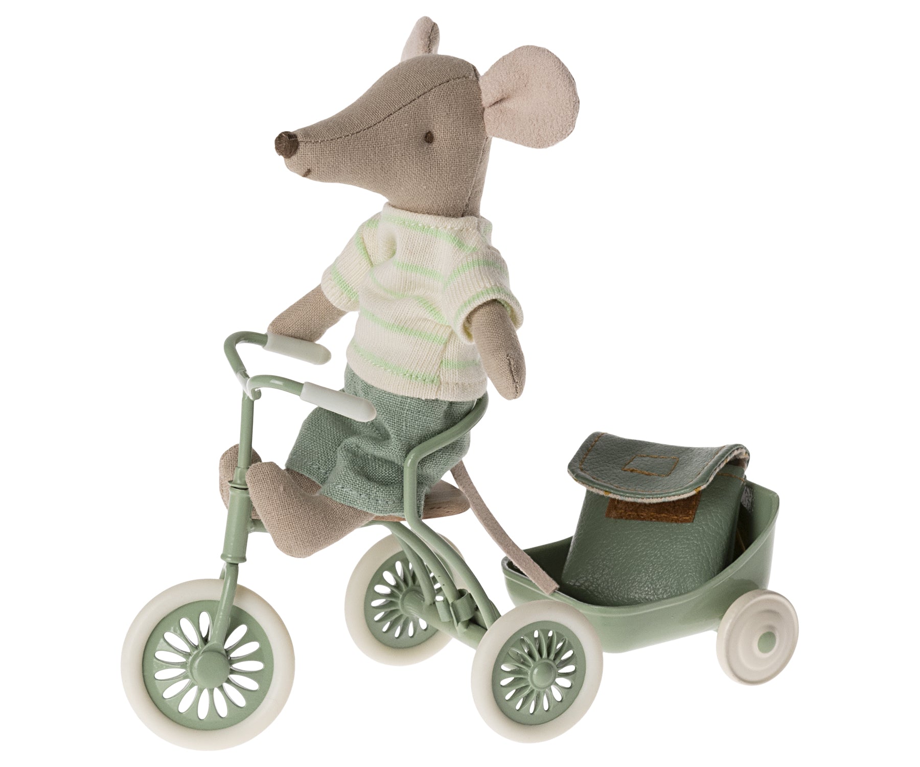 Maileg Abri à tricycle, Mouse - Green | SS24 (incoming April 2024)