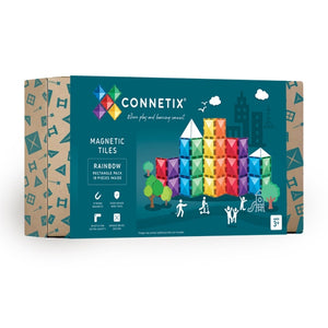 Connetix Rainbow Rectangle Pack | 18 pc