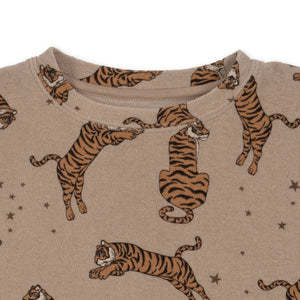 Konges Sloejd AW23 itty sweatshirt gots | tiger sand 5-6Y