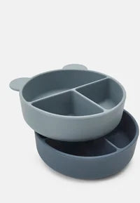 Liewood CONNIE DIVIDER BOWL 2 PACK | WHALE BLUE MIX (box looks worn out, no refund)