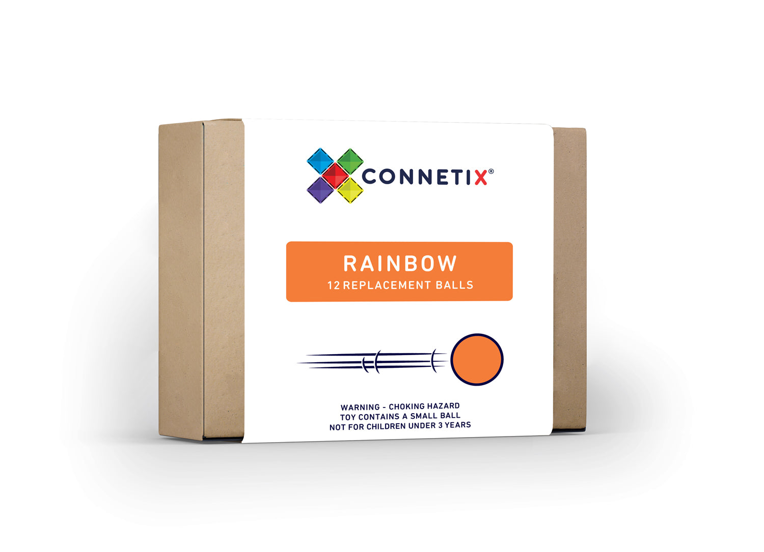 Connetix Tiles | 12pcs Rainbow Replacement Ball Pack
