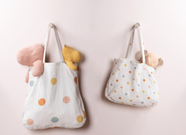 Maileg Tote bag, Multi dots - Large | SS22