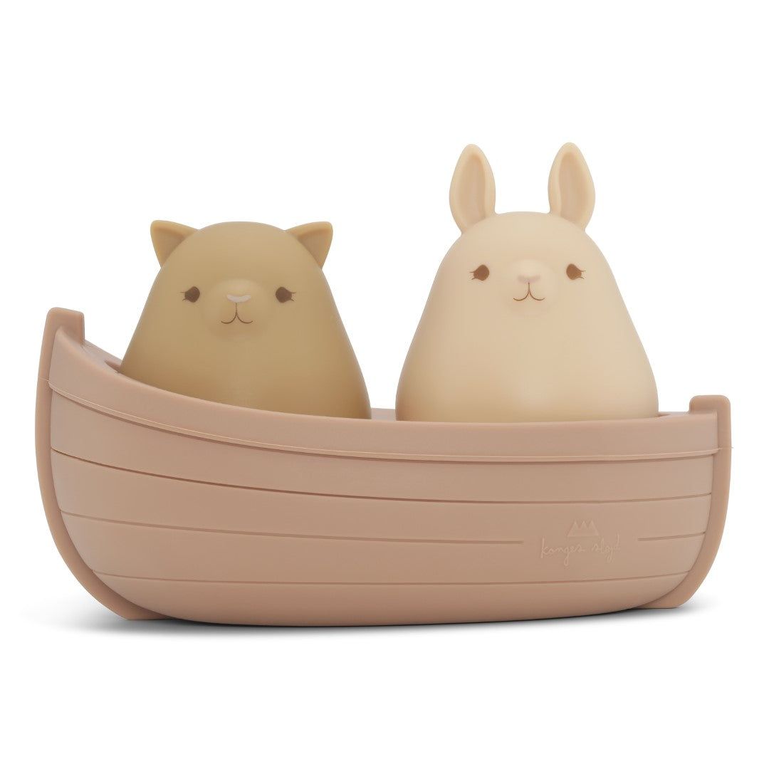 Konges Sløjd silicone boat toys | blush